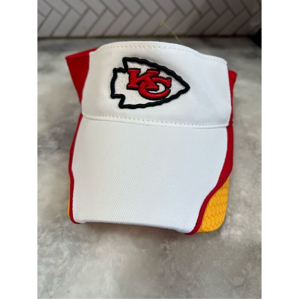 Kansas City Chiefs Reebok Adult Visor Hat One Size Fits All Nfl